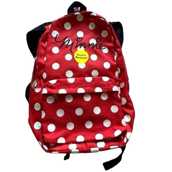 Disney | Bags | Disney Parks Minnie Mouse Polka Dots Hooded  display picture 2